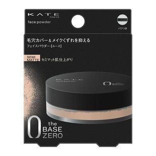 Kanebo KATE The Base Zero Face Powder Z Glow розсипчаста пудра, що надає сяйва, комплект із пуховкою, 6 г KATE8526 фото