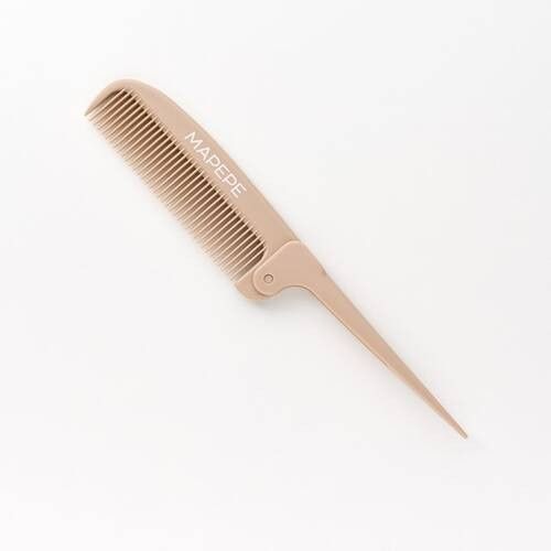 Shanti Mapepe Compact Pocket Comb Компактний кишеньковий гребінець, бежевий латте Shanti4408 фото