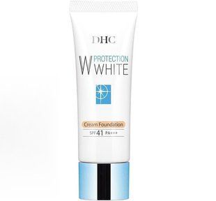 DHC Medicated PW White Base SPF41+ PA+++ Освітлююча кремова тональна основа, 01 рожева охра, 30 г DHC8861 фото